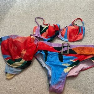 3 piece bikini set